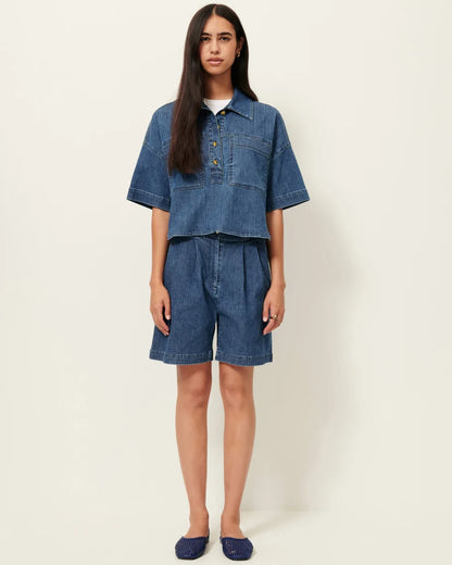 Sessùn Overshirt Newport – Regate Blue