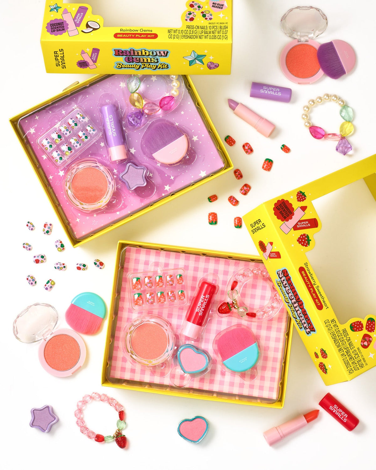 Super Smalls Rainbow Gems Beauty Play Kit details