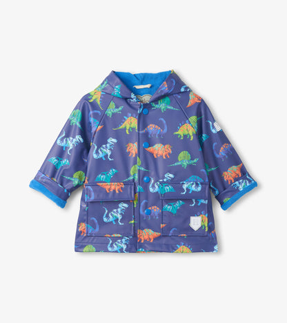 Hatley Baby &amp; Toddler Boys Dino Party Button-Up Rain Jacket