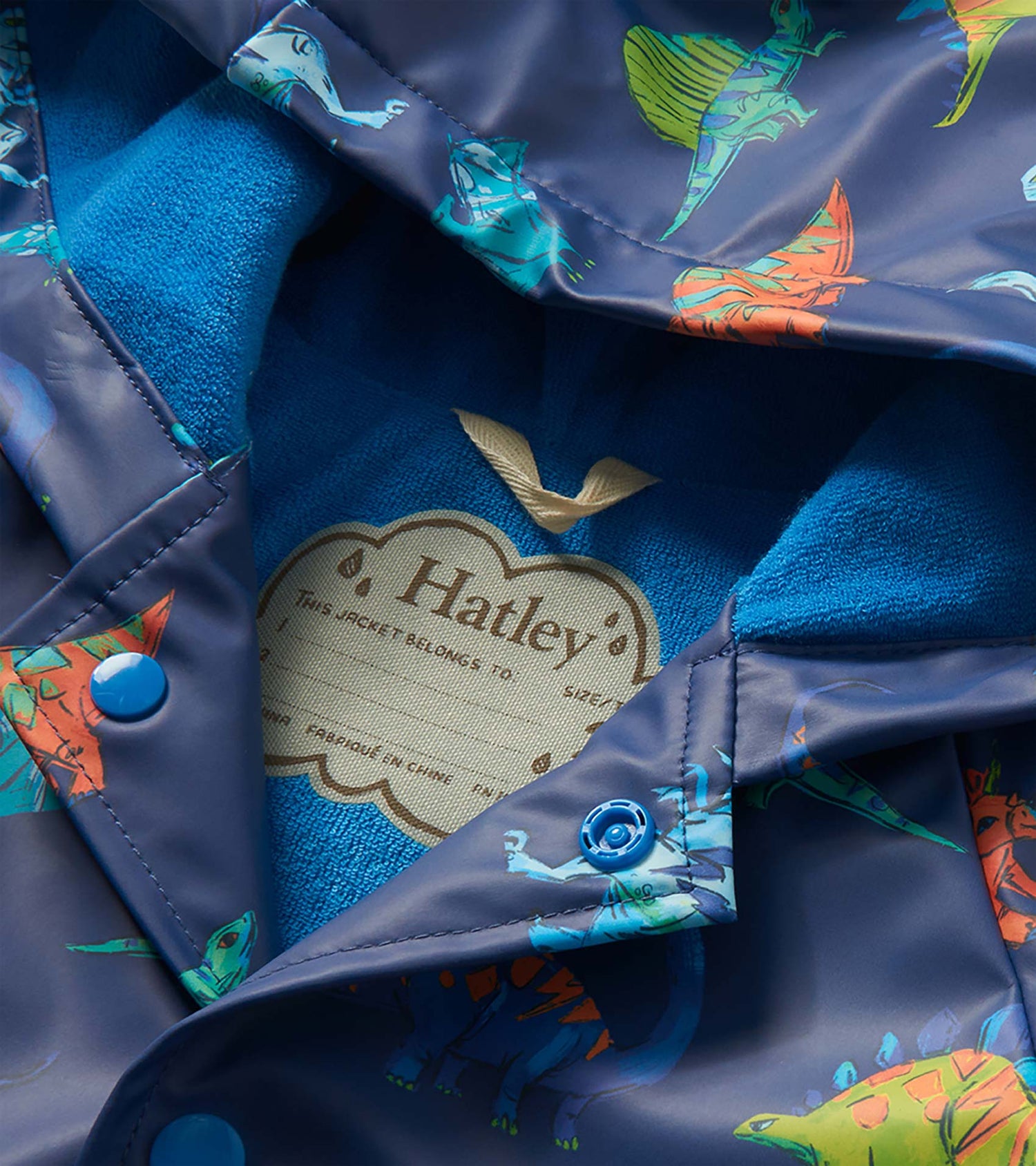 Hatley Baby &amp; Toddler Boys Dino Party Button-Up Rain Jacket