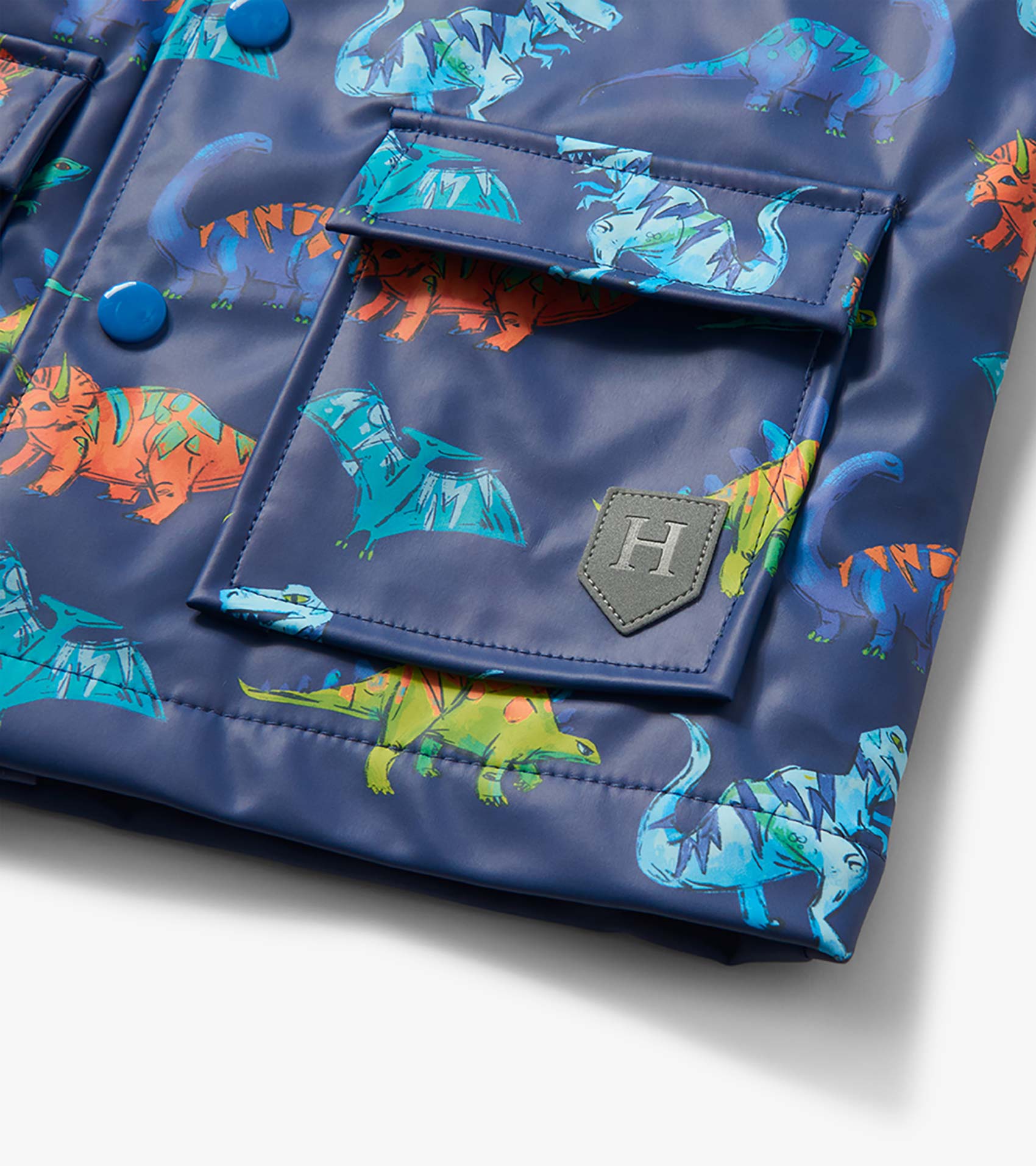 Hatley Baby &amp; Toddler Boys Dino Party Button-Up Rain Jacket