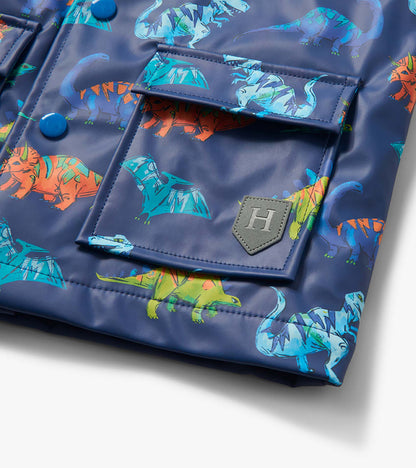 Hatley Baby &amp; Toddler Boys Dino Party Button-Up Rain Jacket