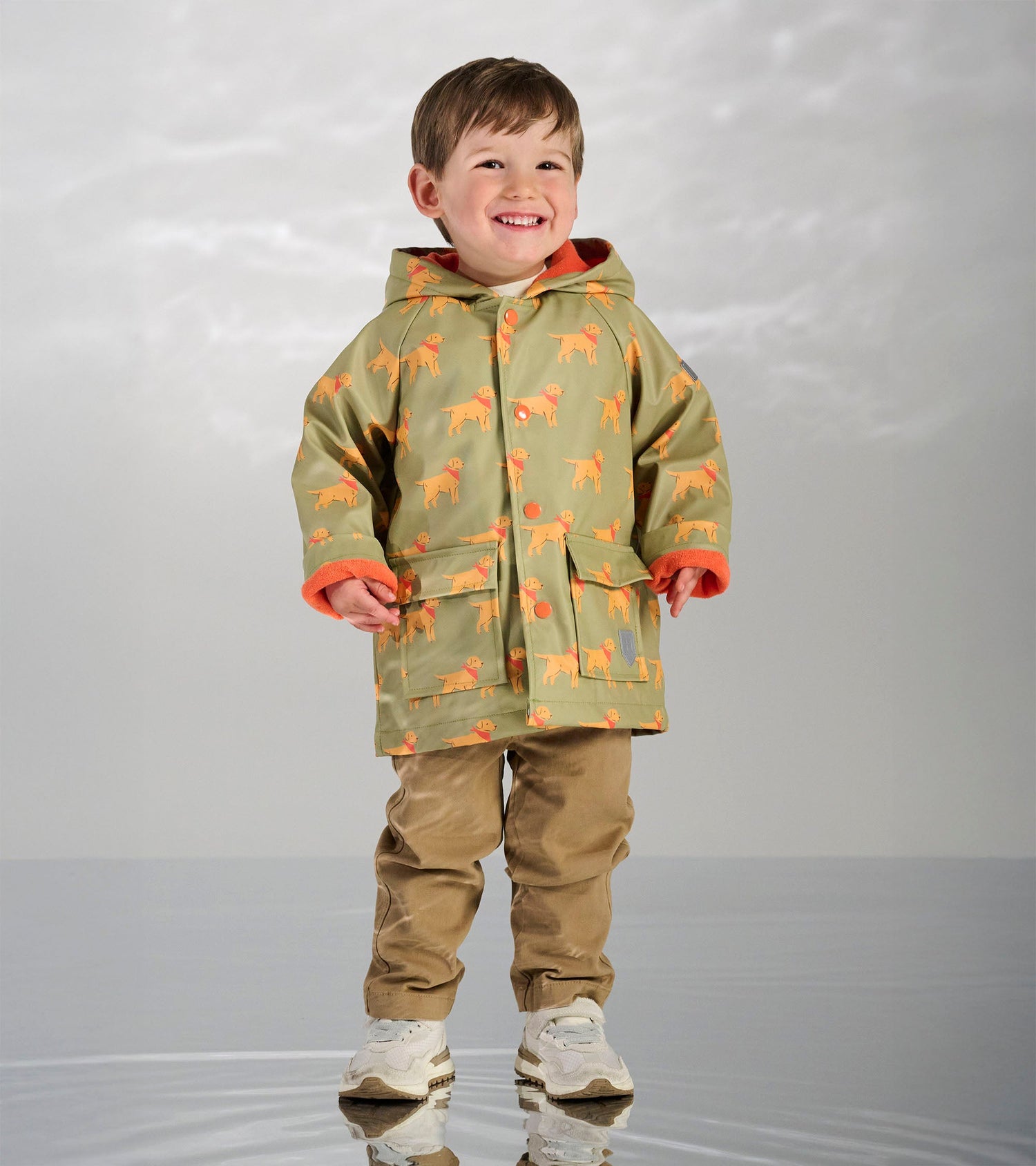 Hatley Baby &amp; Toddler Boys Camping Puppy Button-Up Rain Jacket