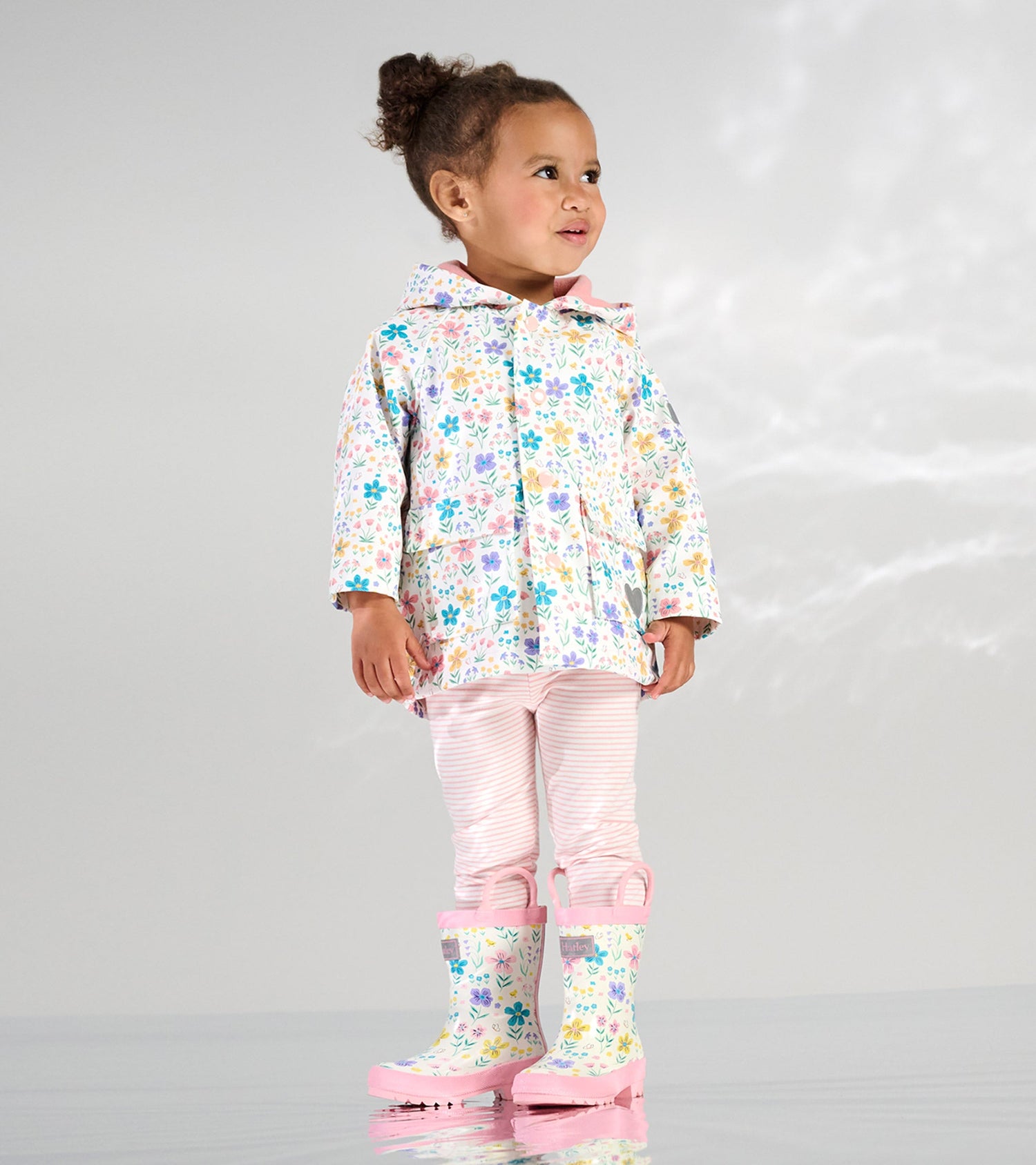 Hatley Baby &amp; Toddler Girls Little Garden Chicks Button-Up Rain Jacket