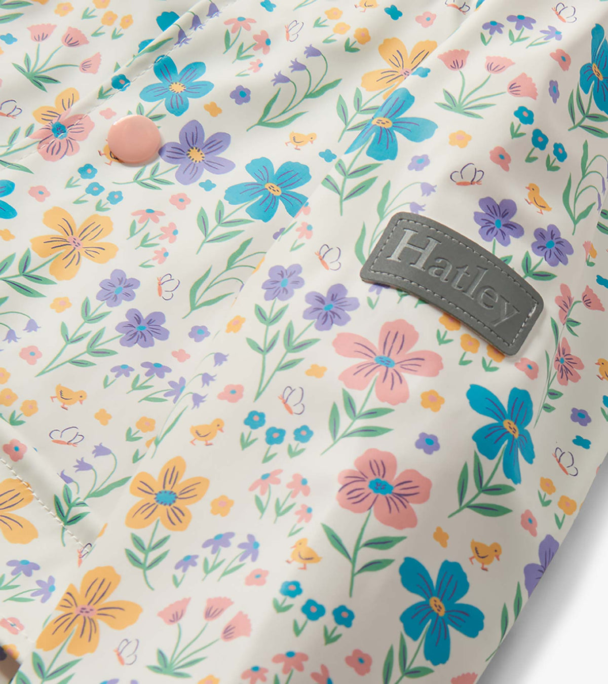 Hatley Baby &amp; Toddler Girls Little Garden Chicks Button-Up Rain Jacket