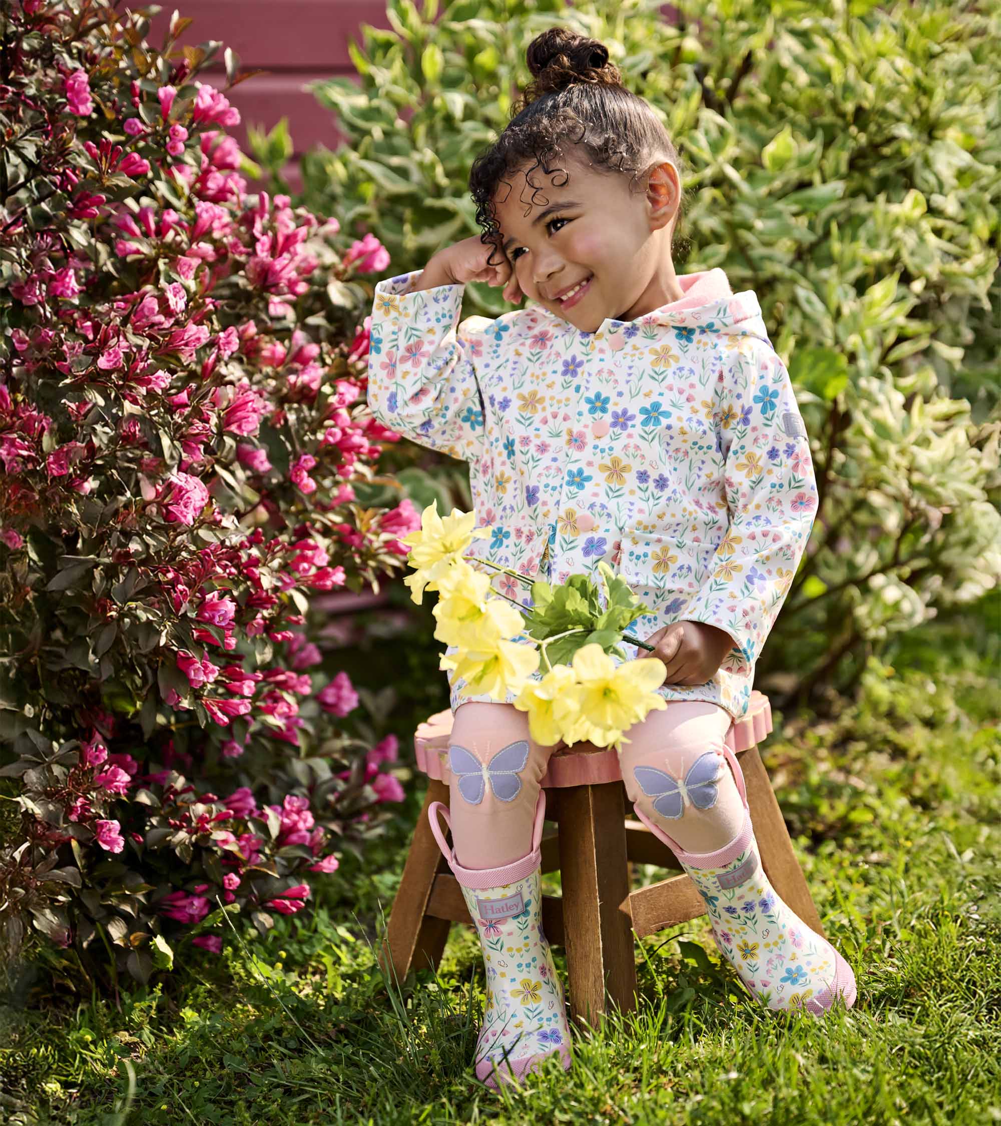 Hatley Baby &amp; Toddler Girls Little Garden Chicks Rain Boots