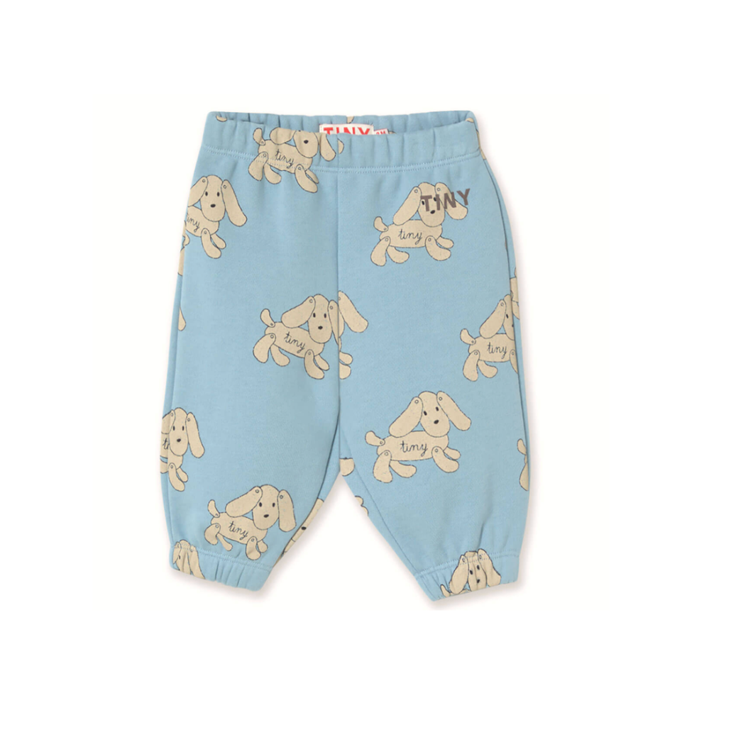 Tinycottons Dogs Baby Sweatpants - Denim Blue