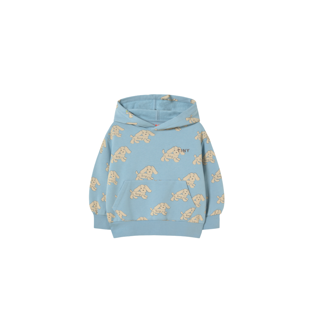 Tinycottons Dogs Hoodie - Denim Blue