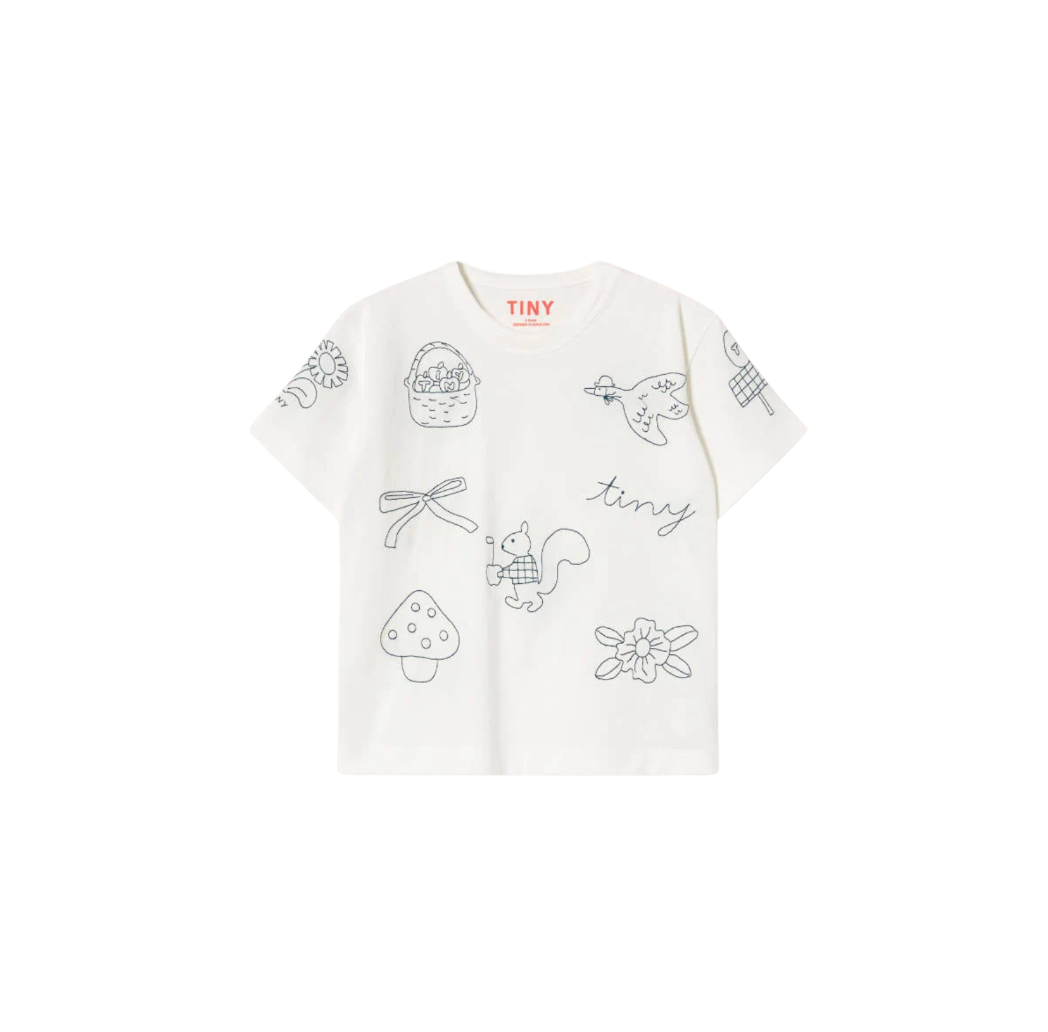 Tinycottons Tiny Apples Tee - Off White