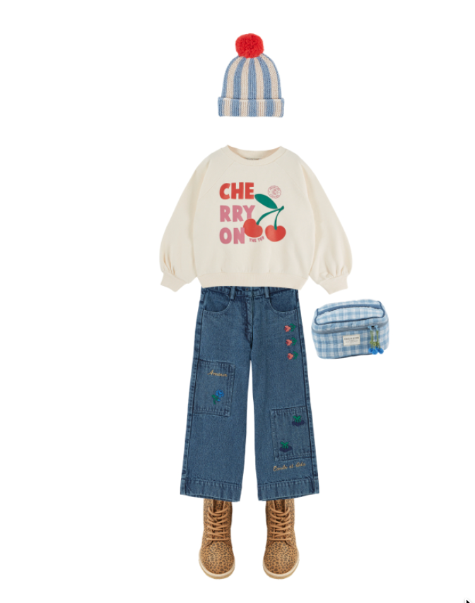 Emile et Ida Doudou Stripe Knit Beanie