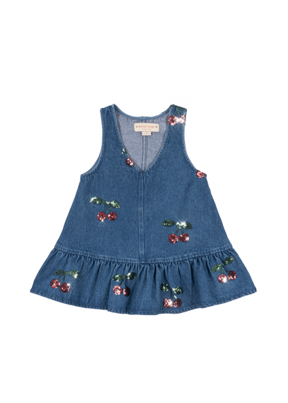 Konges Sløjd Magot Sequin Dress - Cherry Sequin