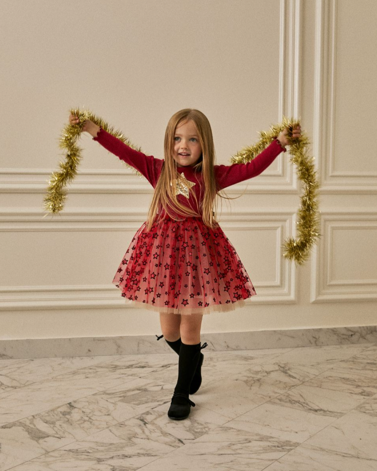 Petite Hailey Kiera Star Tutu - Red