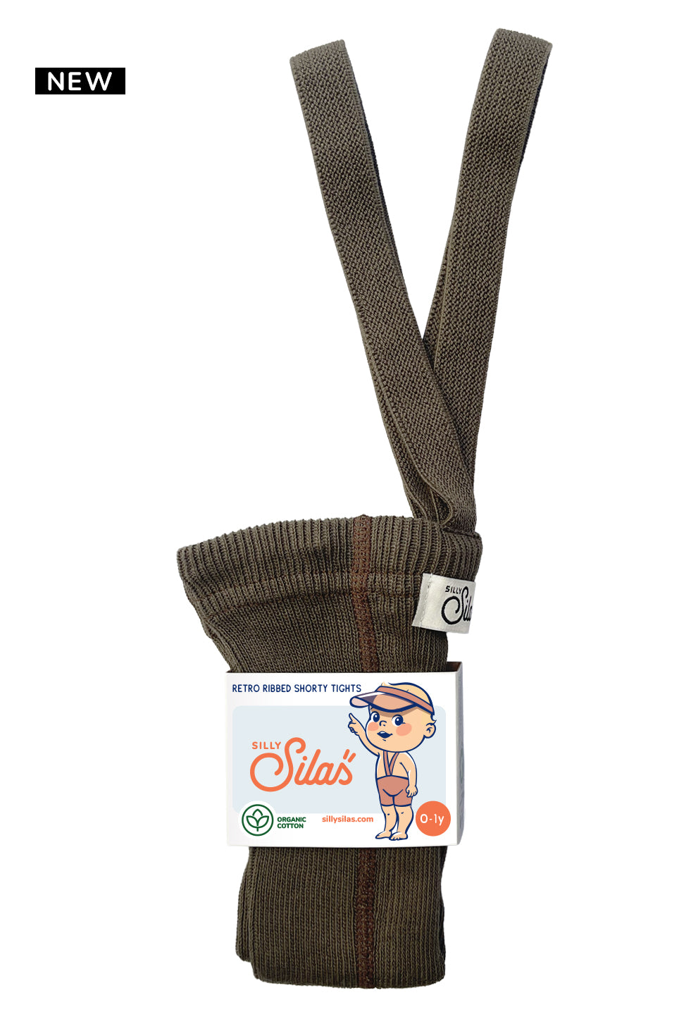 Silly Silas Shorty Seaweed Brown