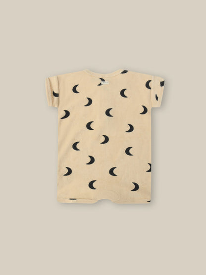 Organic Zoo Pebble Midnight Terry Beach Romper