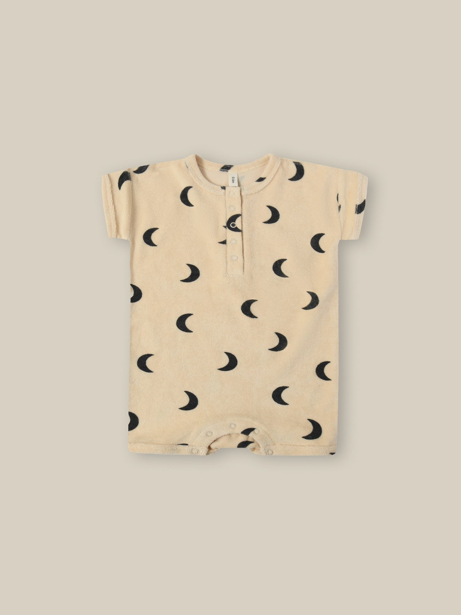 Organic Zoo Pebble Midnight Terry Beach Romper