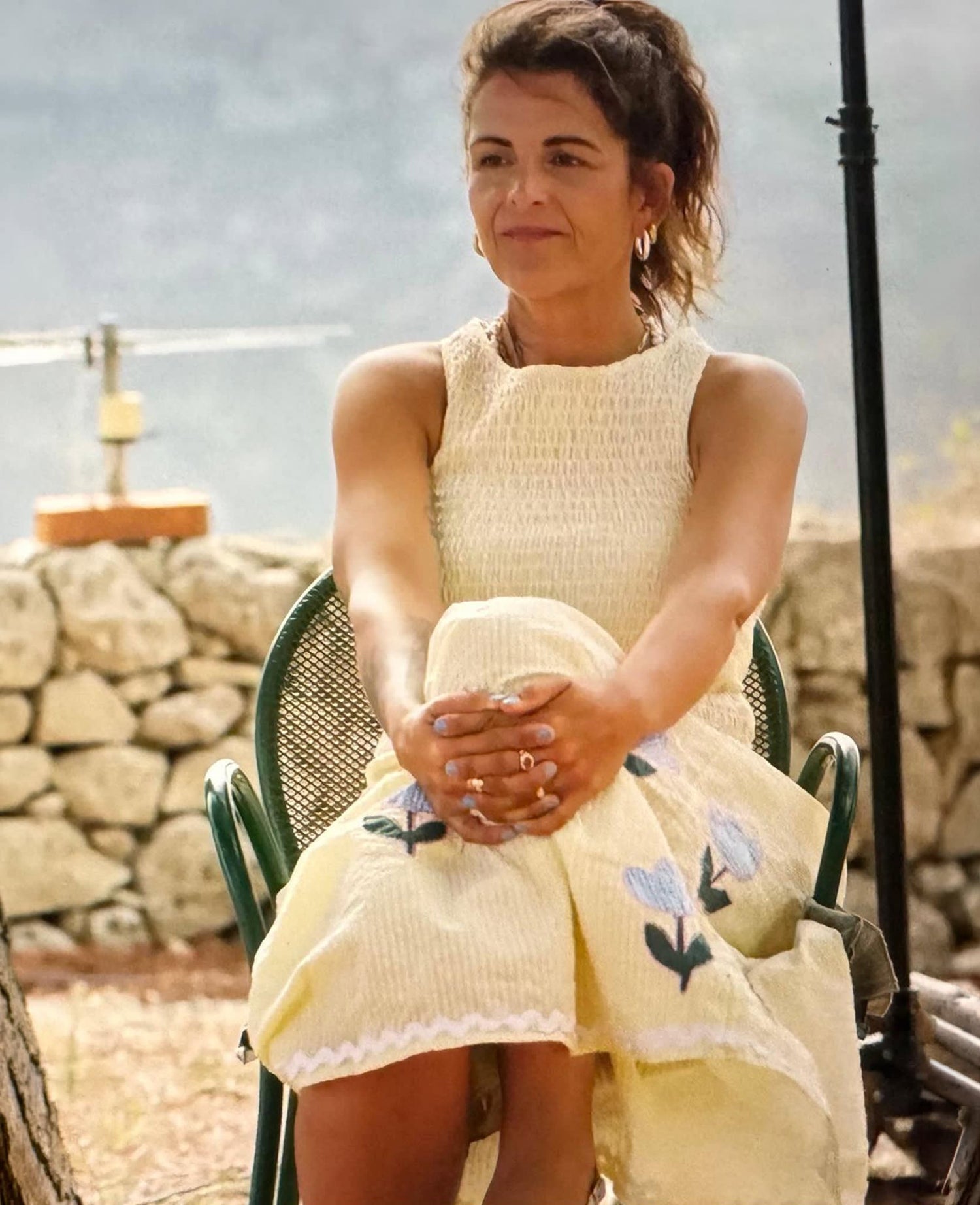 Sissel Edelbo Svea Dress - Yellow Stripes