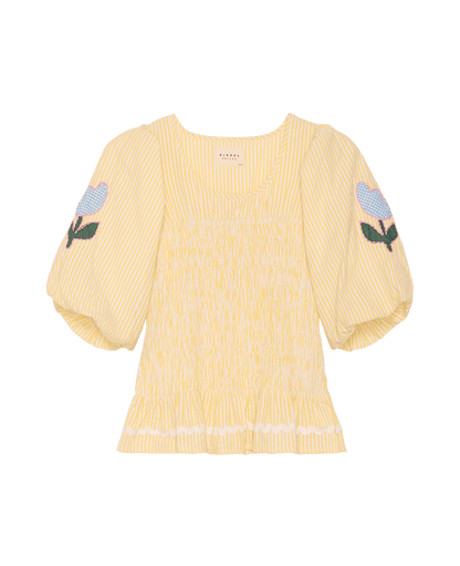 Sissel Edelbo Svea Top - Yellow Stripes