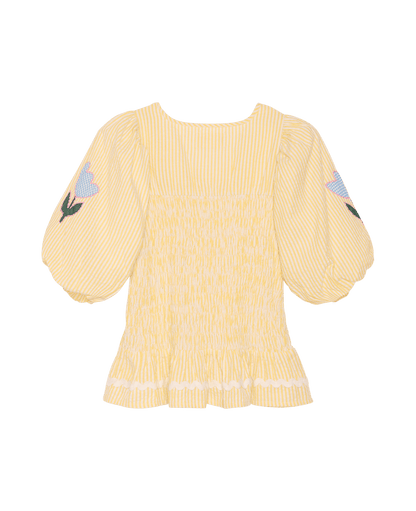 Sissel Edelbo Svea Top - Yellow Stripes