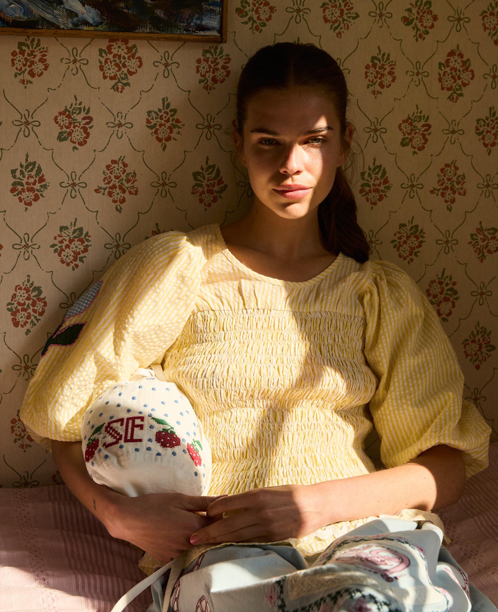 Sissel Edelbo Svea Top - Yellow Stripes