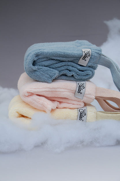 Silly Silas Granny Teddy Silky Peach Footless — official lifestyle view 5