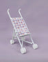Tiny Harlow Doll Stroller in Violet Gingham + Cherries