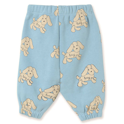 Tinycottons Dogs Baby Sweatpants - Denim Blue