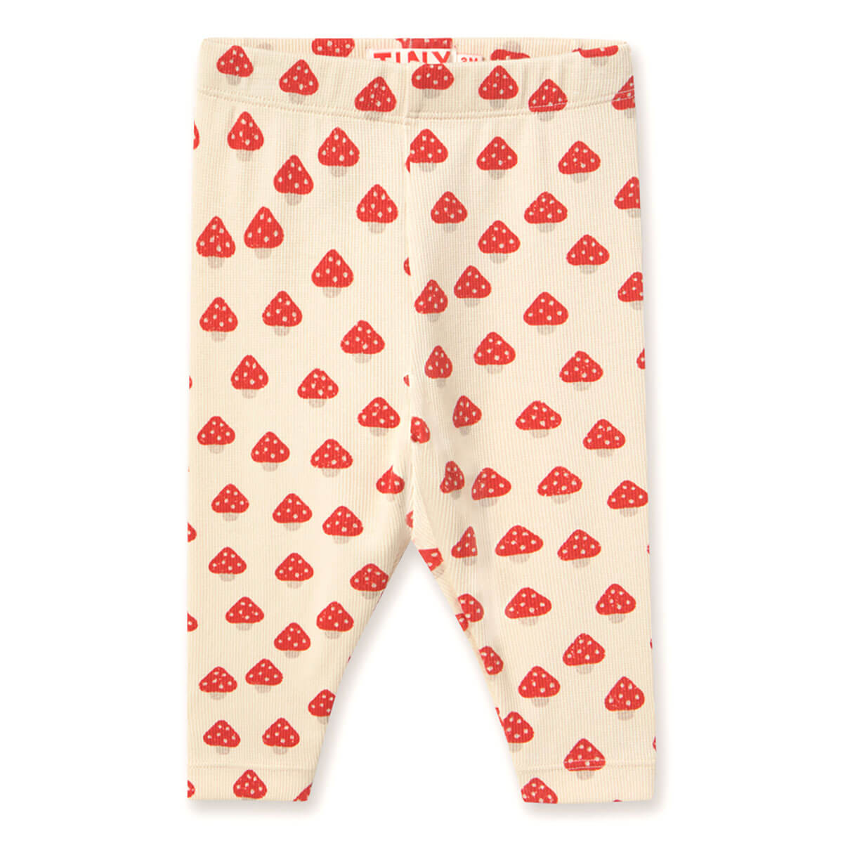 Tinycottons Mini Mushrooms Rib Baby Pants - Ivory