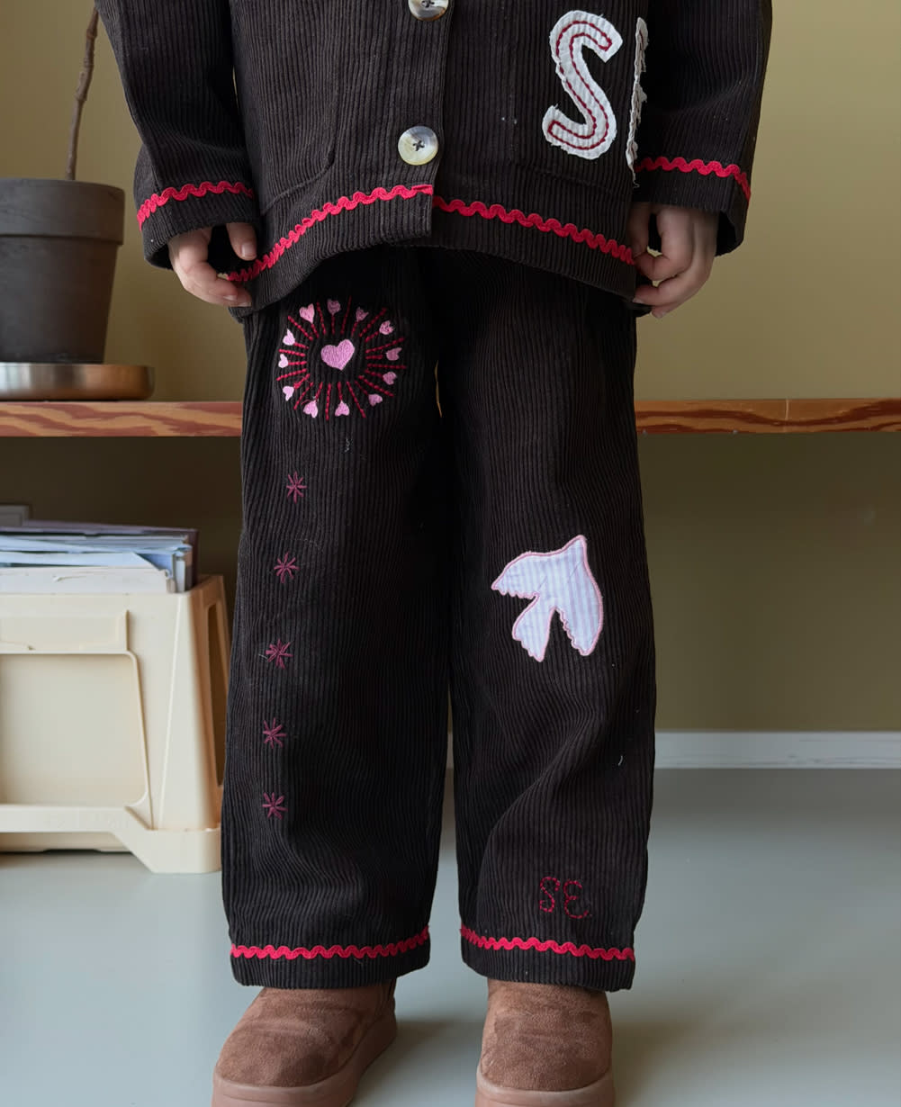 Sissel Edelbo Oda MINI Pants in Zoo styled with the Twiggy MINI Jacket