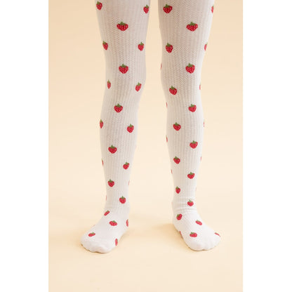 Flöss Vera Tights 2-Pack - Pointelle Berry