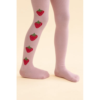 Flöss Vera Tights 2-Pack - Pointelle Berry