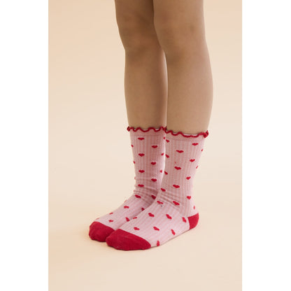 Flöss Vigga Socks 2-pack - Violet Heart