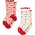 Flöss Vigga Socks 2-pack - Violet Heart