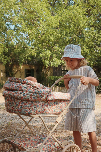 ACE BUCKET HAT GOTS - STRIPE BLUIE Konges Sløjd - enjoykidsus