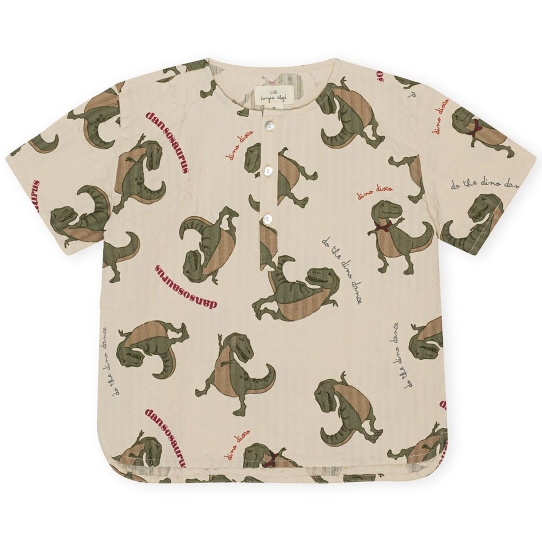 Konges Sløjd Ace Short Sleeved Shirt in Dansosaurus Konges Sløjd