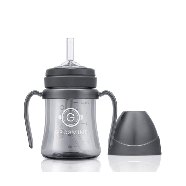 onzenna (Grosmimi and Cha&amp;Mom) - Grosmimi PPSU Straw Cup - 6oz (6 Months+): Peach