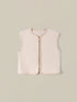 Organic Zoo Almond Fleece Vest Organic Zoo
