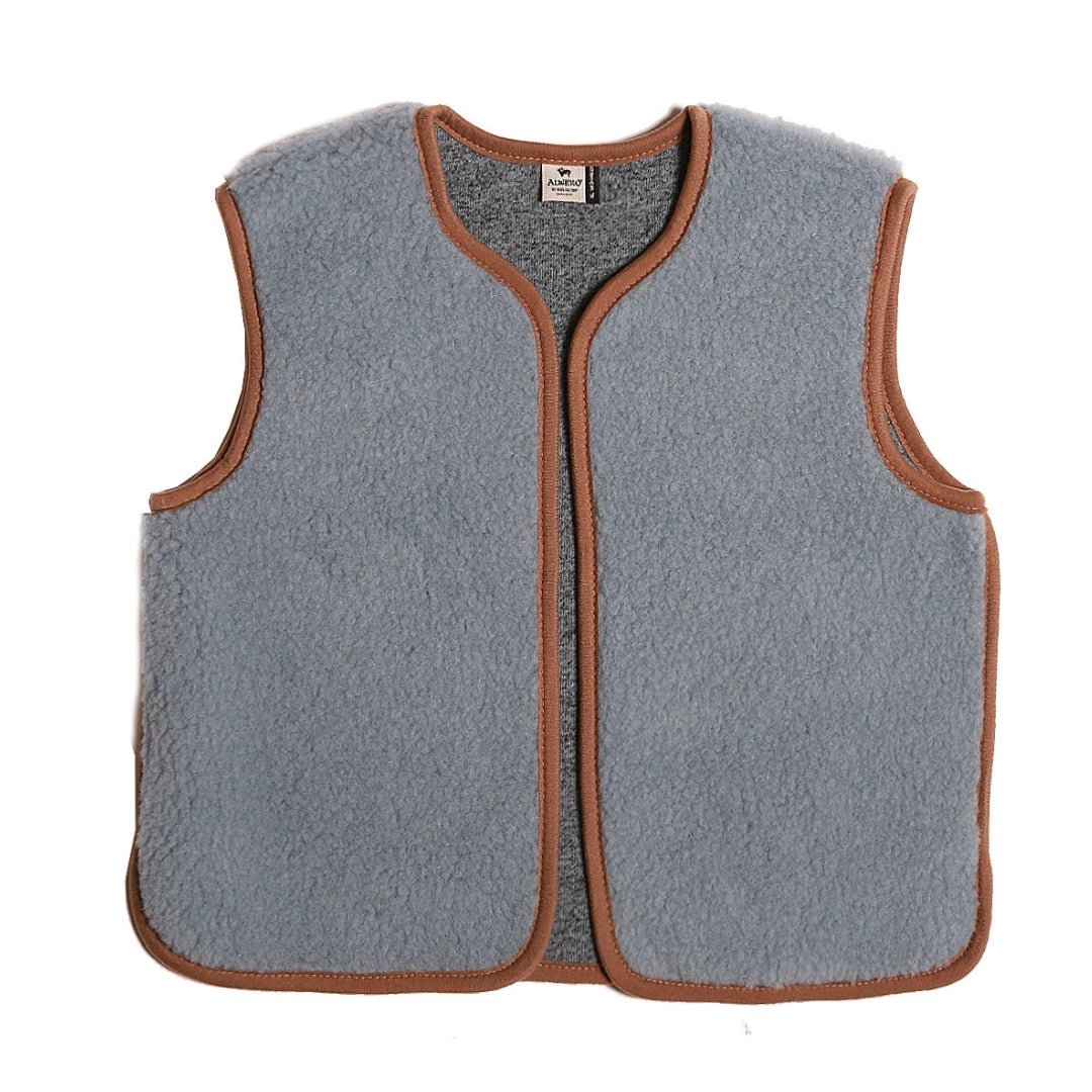 Alwero Camino Wool Gilet – Icy Blue Alwero