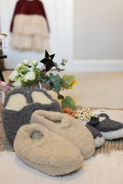 Alwero Sloffen Basic Slipper - Beige Alwero