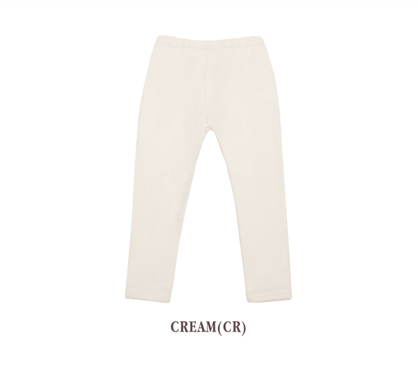 Amber fleece legging - cream Amber - enjoykidsus