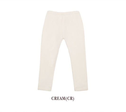 Amber fleece legging - cream Amber - enjoykidsus