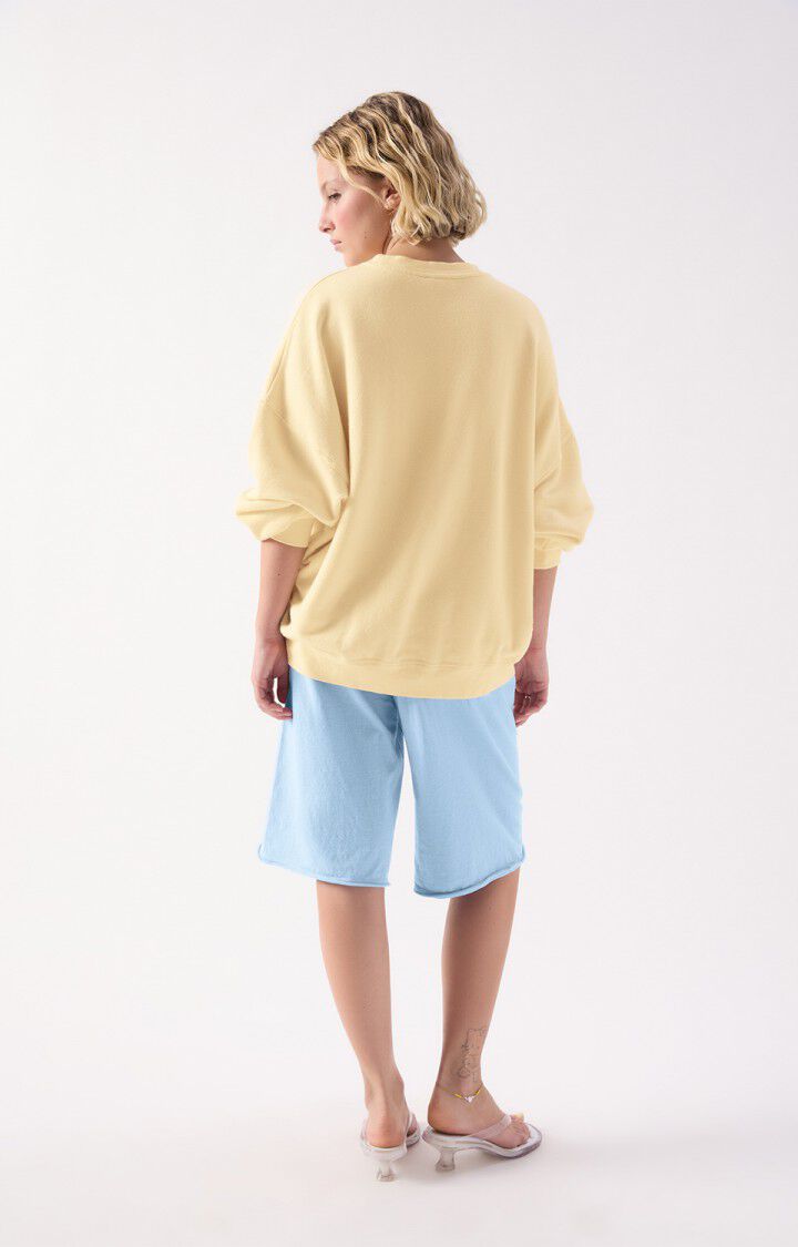American Vintage Atubay Sweatshirt – Ecru Cotton Relaxed Fit American Vintage