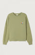 American Vintage Atubay Sweatshirt –Olive Cotton Relaxed Fit American Vintage
