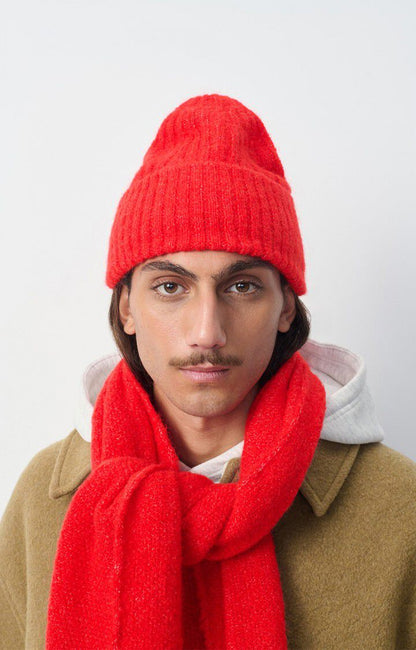 American Vintage Beanie East – Melange Pepper Unisex Knit Hat American Vintage