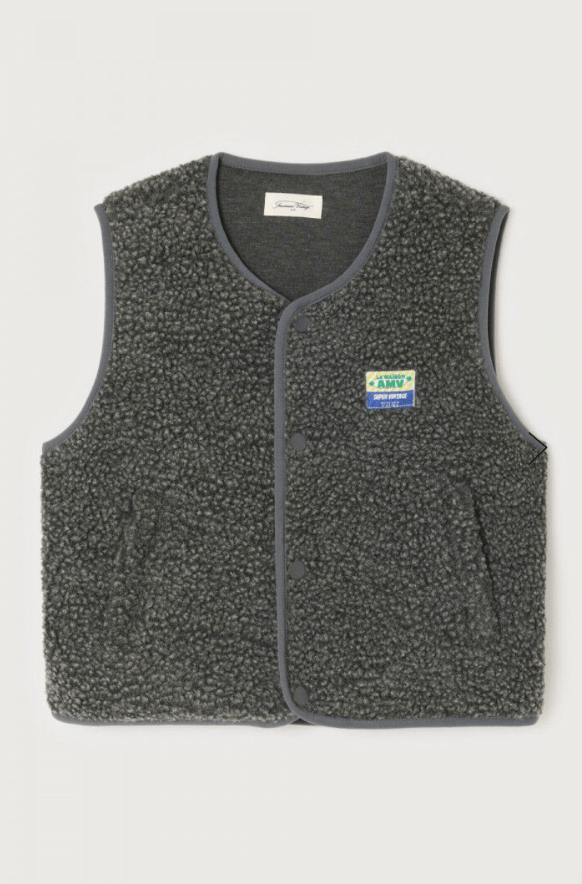 American Vintage Kid’s Jacket Hoktown – MELANGE CHARCOAL American Vintage