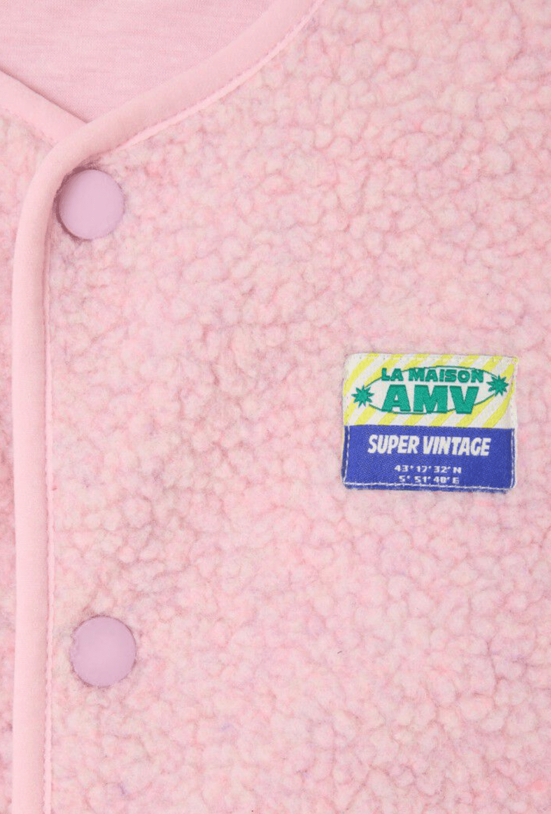 American Vintage Kid’s Jacket Hoktown – Melange Sugared Almond American Vintage