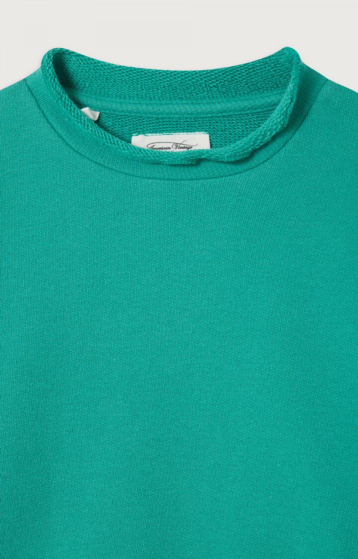 American Vintage Kid’s Sweatshirt Atubay – Duck Green American Vintage