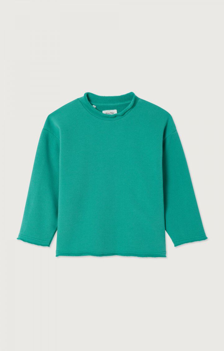 American Vintage Kid’s Sweatshirt Atubay – Duck Green American Vintage