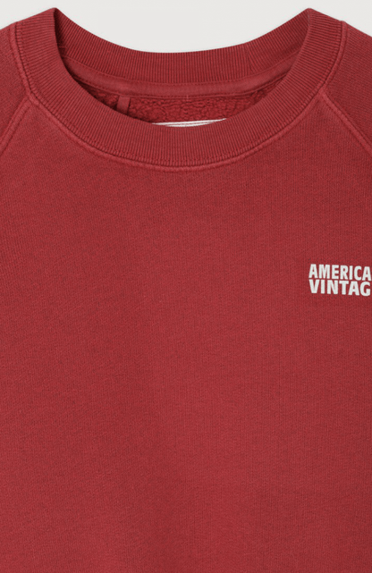 American Vintage Kid’s Sweatshirt Izubird – Vintage cherry American Vintage