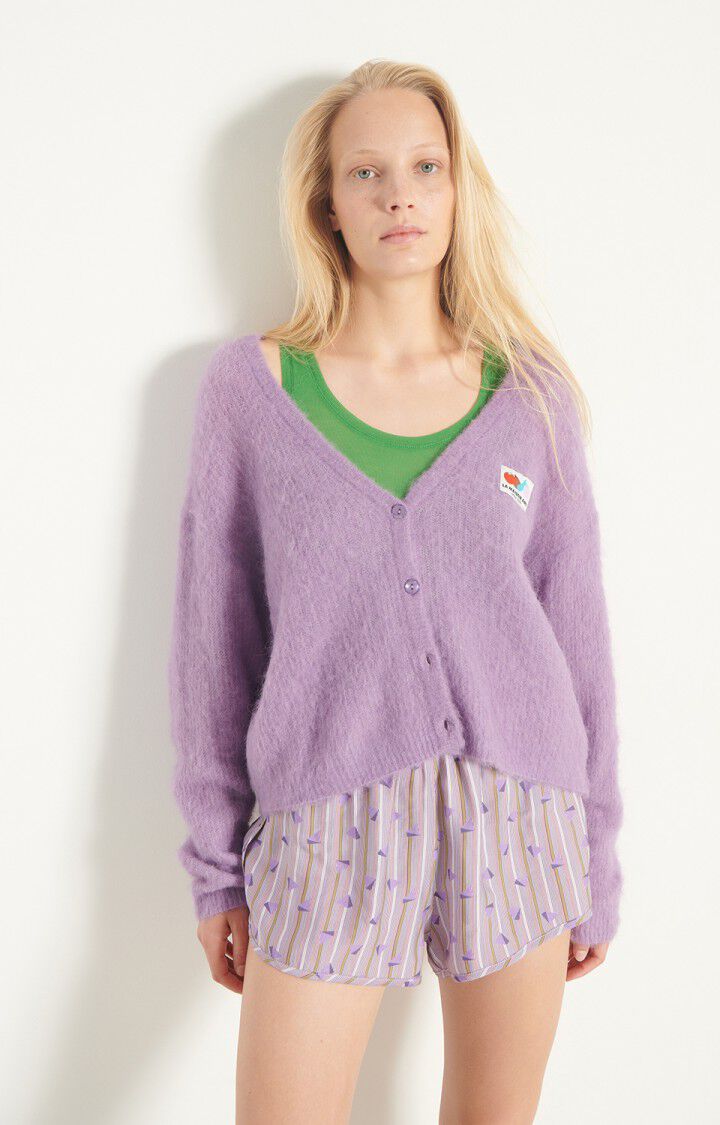 American Vintage Nenybay Women’s Cardigan – Violet American Vintage