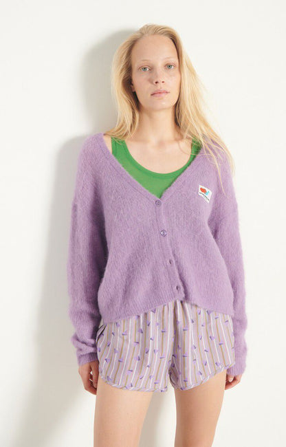 American Vintage Nenybay Women’s Cardigan – Violet American Vintage